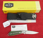 Buck 0017GRS 017 Thorn Fixed Blade Knife Green/Black G10 Bead Blasted 420HC USA 2015 Lot#BU-113