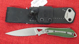 Buck 0017GRS 017 Thorn Fixed Blade Knife Green/Black G10 Bead Blasted 420HC USA 2015 Lot#BU-113