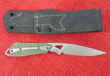Buck 0017GRS 017 Thorn Fixed Blade Knife Green/Black G10 Bead Blasted 420HC USA 2015 Lot#BU-113