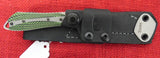 Buck 0017GRS 017 Thorn Fixed Blade Knife Green/Black G10 Bead Blasted 420HC USA 2015 Lot#BU-113