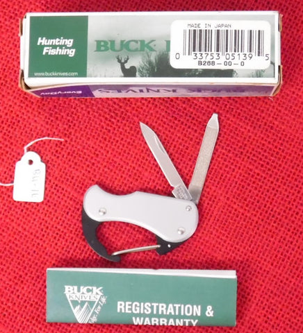 Buck 0268 268 Hitchhiker GK Knife Nail File Carabiner Stainless Made in Japan Lot#BU-16