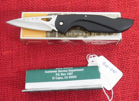 Buck 0463 463-BK Access 2.25 Folding Knife USA Plain Edge NOS Lot#BU-240