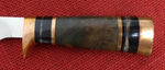 Buck 0907WASLE 907 Expert Hunter 2020 Legacy Limited Edition Knife Walnut Buffalo Horn w/ Copper D2 Lot#BU-359