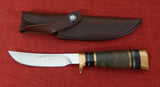 Buck 0907WASLE 907 Expert Hunter 2020 Legacy Limited Edition Knife Walnut Buffalo Horn w/ Copper D2 Lot#BU-359