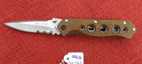 Buck 0886-WD 886 TacLite Mini Tact Lite 2003 Pocket Knife Wood Handle 420HC USA Lot#BU-360