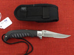 Buck 0460BKX 460 Gamut Utility Knife Serrated 420J2 w/ Sheath UNUSED Lot#BU-379