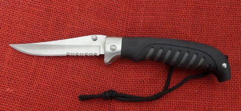 Buck 0460BKX 460 Gamut Utility Knife Serrated 420J2 no Sheath UNUSED Lot#BU-380