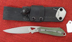 Buck 0017GRS 017 Thorn Fixed Blade Knife Green/Black G10 Bead Blasted 420HC USA 2015 Lot#BU-394