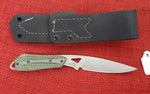 Buck 0017GRS 017 Thorn Fixed Blade Knife Green/Black G10 Bead Blasted 420HC USA 2015 Lot#BU-394