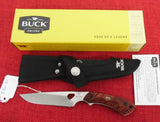 Buck 0538RWS 538 Open Season Small Game Skinner Knife Red Wood 420HC USA 2017 Lot#BU-80