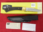 Buck 0101BRS 101 Fixed 110 Hunter Knife  420HC Leather Sheath USA Made 2021 Dymondwood Handle Lot#101-11
