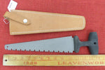 Buck 0154BK 154BK SawBuck T-Handle Saw Coarse & Fine Tooth Leather Sheath Knife Lot#BU-381