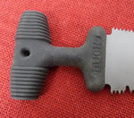 Buck 0154BK 154BK SawBuck T-Handle Saw Coarse & Fine Tooth Leather Sheath Knife Lot#BU-381