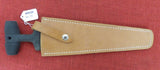 Buck 0154BK 154BK SawBuck T-Handle Saw Coarse & Fine Tooth Leather Sheath Knife Lot#BU-381