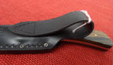 Buck 0101BRS 101 Fixed 110 Hunter Knife 420HC Leather Sheath USA Made 2017 Dymondwood Handle Lot#BU-383