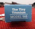 Buck 0565 565 Tiny Titanium Knife USA Made 1990 UNUSED in Box Lot#BU-385