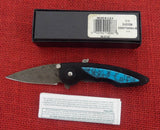 Buck 0290TQSSH 290 Black Rush Limited Damascus Knife Turquoise #16/100 USA 2007 Lot#BU-402
