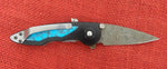 Buck 0290TQSSH 290 Black Rush Limited Damascus Knife Turquoise #16/100 USA 2007 Lot#BU-402