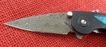Buck 0290TQSSH 290 Black Rush Limited Damascus Knife Turquoise #16/100 USA 2007 Lot#BU-402