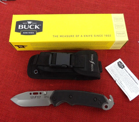 Buck 0091BKSTP 091 Tops/CSAR-T Responder Tactical Folding Knife 154CM USA Made 2011 Lot#BU-404