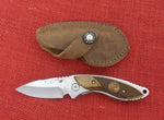 Buck 0270WASBC 270 Alpha Dorado Boone & Crockett Knife Heritage Walnut USA 2012 Lot#BU-407