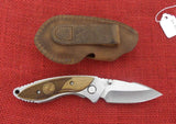 Buck 0270WASBC 270 Alpha Dorado Boone & Crockett Knife Heritage Walnut USA 2012 Lot#BU-407