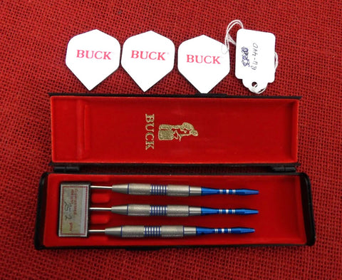 Buck Knife Darts Legend Series 1990 Steel Tips 90% Nickel Tungsten Barrel Aluminum Shafts BU-440