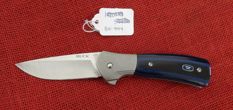 Buck 0337BKS 337 Paradigm Knife Pro S30V Black/Blue G10 Shift Mechanism 2014 USA Lot#BU-444