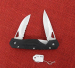 Buck 0275 275-BK Ecco 3.0 Sekiden Knife One Hand Open Locking 2 Blade USA Lot#BU-445