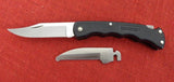 Buck 0428 428BK V52 Selector 2 Blade Bucklite Knife 1991 Clip, Guthook BU-491