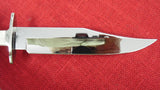 Buck 0916 916 Bowie Stag Handle Knife Mirror Polished USA Made Custom Stamp