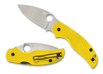 Spyderco C123PYL Sage 5 Lightweight Knife Compression Lock MagnaCut Yellow FRN