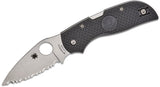 Spyderco C152SGY Chaparral Knife Gray FRN Serrated CTS-XHP