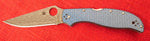 Spyderco C258GFBLP Stretch 2 XL DPS 15 Damascus Knife Blue Nishijin Fiber Glass Scales Sprint Run 2023