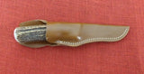 Gerber Knife C325 Custom Stag Hunting Skinner USA 1980's NIB