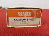 Gerber Knife C325 Custom Stag Hunting Skinner USA 1980's NIB