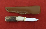 Gerber Knife C325 Custom Stag Hunting Skinner USA 1980's NIB