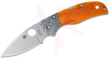 Spyderco C41BA50th Native 5 50th Anniv Knife Bone Handle Mosaic Damascus Bolster