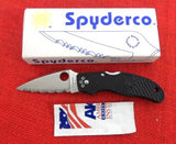 Spyderco C52SBK Calypso Jr Lightweight Knife VG10 Japan Discontinued