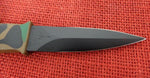 Gerber Camo Guardian Boot Knife Stainless w/ Camp Nylon Sheath VERY NICE