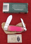 Case 02900L Snowshoe Knife Pink Lady Case Bubba Gum 2000 USA Sleeveboard Sunfish