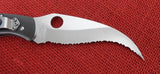 Spyderco Original Civilian Knife G-2 Blade Aluminum/Rubber Handle Lockback