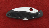 Spyderco Original Civilian Knife G-2 Blade Aluminum/Rubber Handle Lockback