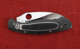Spyderco Original Civilian Knife G-2 Blade Aluminum/Rubber Handle Lockback