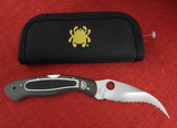 Spyderco Original Civilian Knife G-2 Blade Aluminum/Rubber Handle Lockback
