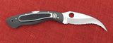 Spyderco Original Civilian Knife G-2 Blade Aluminum/Rubber Handle Lockback