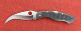Spyderco Original Civilian Knife G-2 Blade Aluminum/Rubber Handle Lockback
