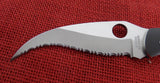 Spyderco Original Civilian Knife G-2 Blade Aluminum/Rubber Handle Lockback