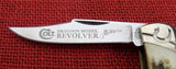 Colt Knife CT633S Stag Moose Dragoon Revolver w/ Genuine Battlefield Bullet
