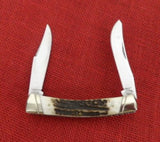 Colt Knife CT633S Stag Moose Dragoon Revolver w/ Genuine Battlefield Bullet